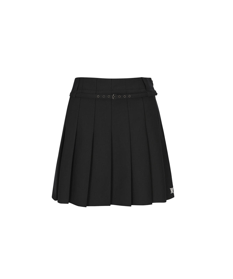 Black pleated skirt tesco best sale