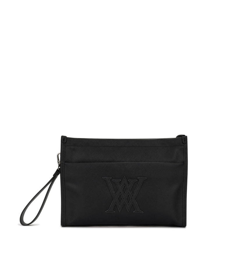 Edge Logo Clutch - Black