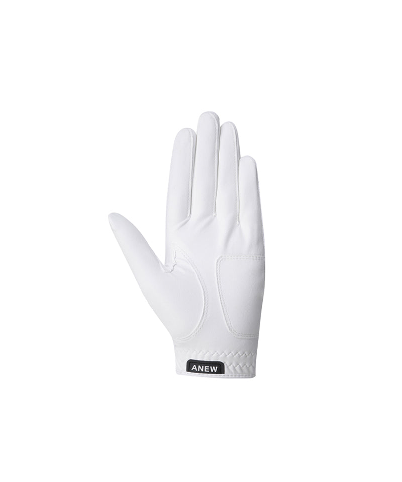 ANEW GOLF Women's Pair Mesh Logo Point Glove - White