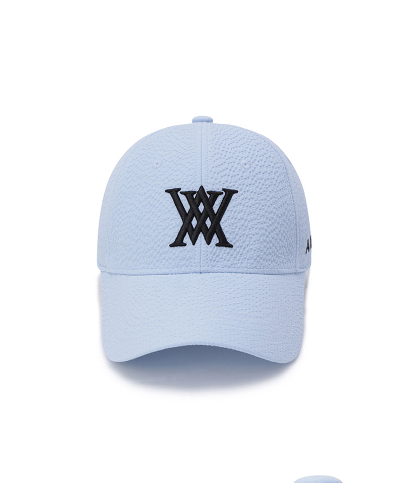 Anew Golf Seersucker Ball Cap - Light Blue