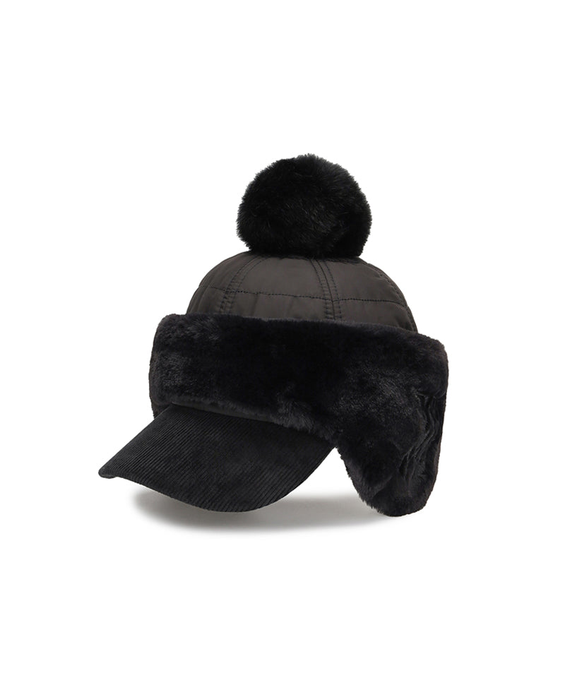 ANEW GOLF Women's Ear muff Ball Cap - Black