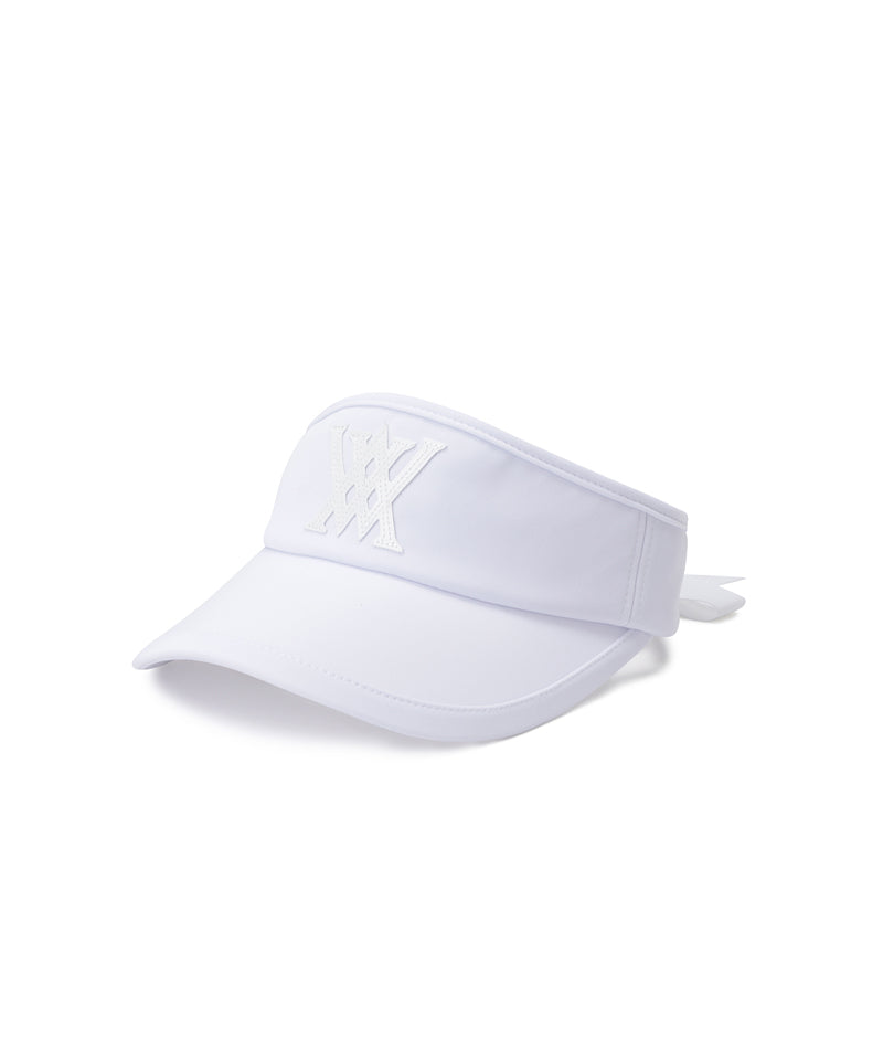 ANEW Golf Women's Essential Ribbon Tie Visor - White