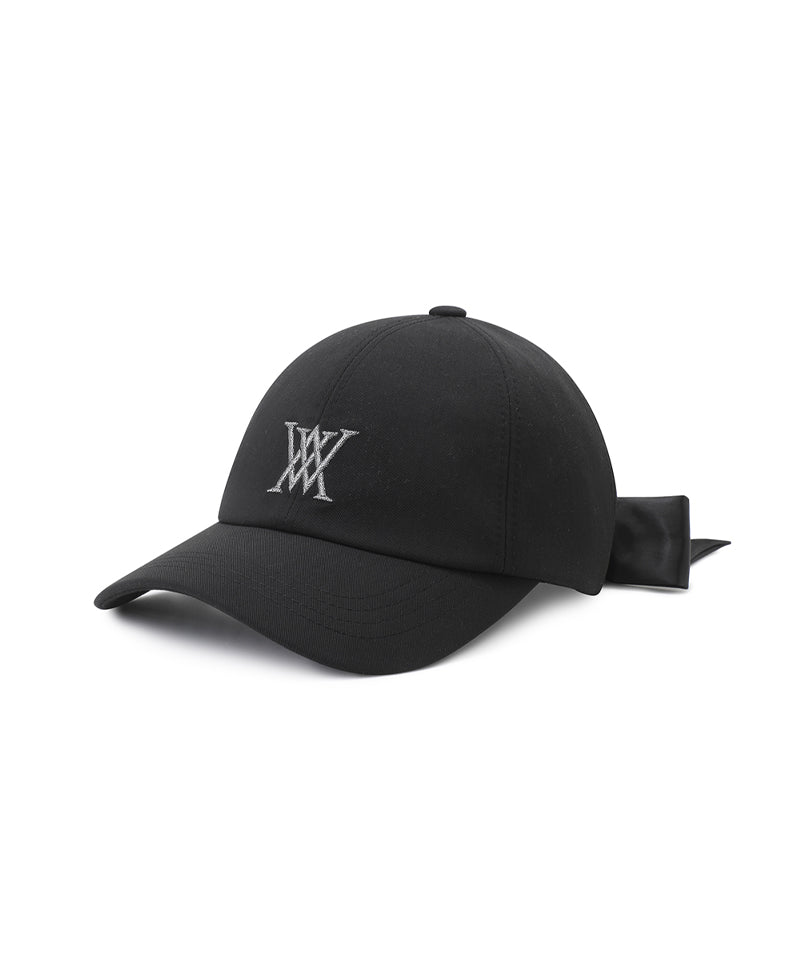 Anew Golf Women's Ribbon Tie Cap - Black