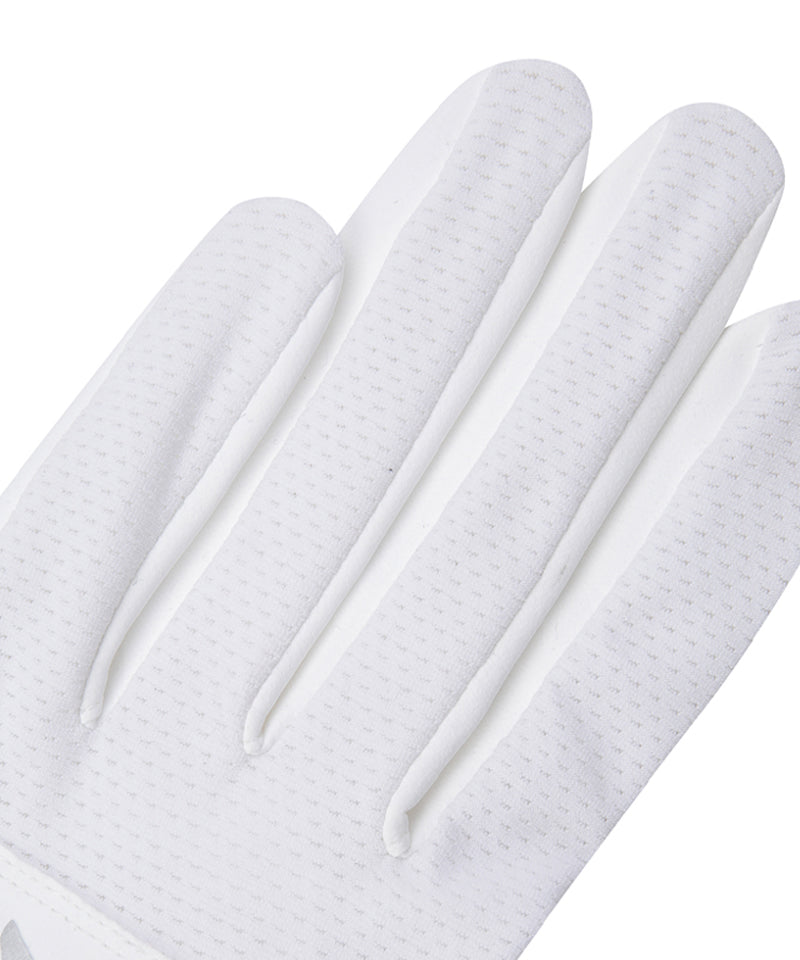 ANEW GOLF Women's Pair Mesh Logo Point Glove - White