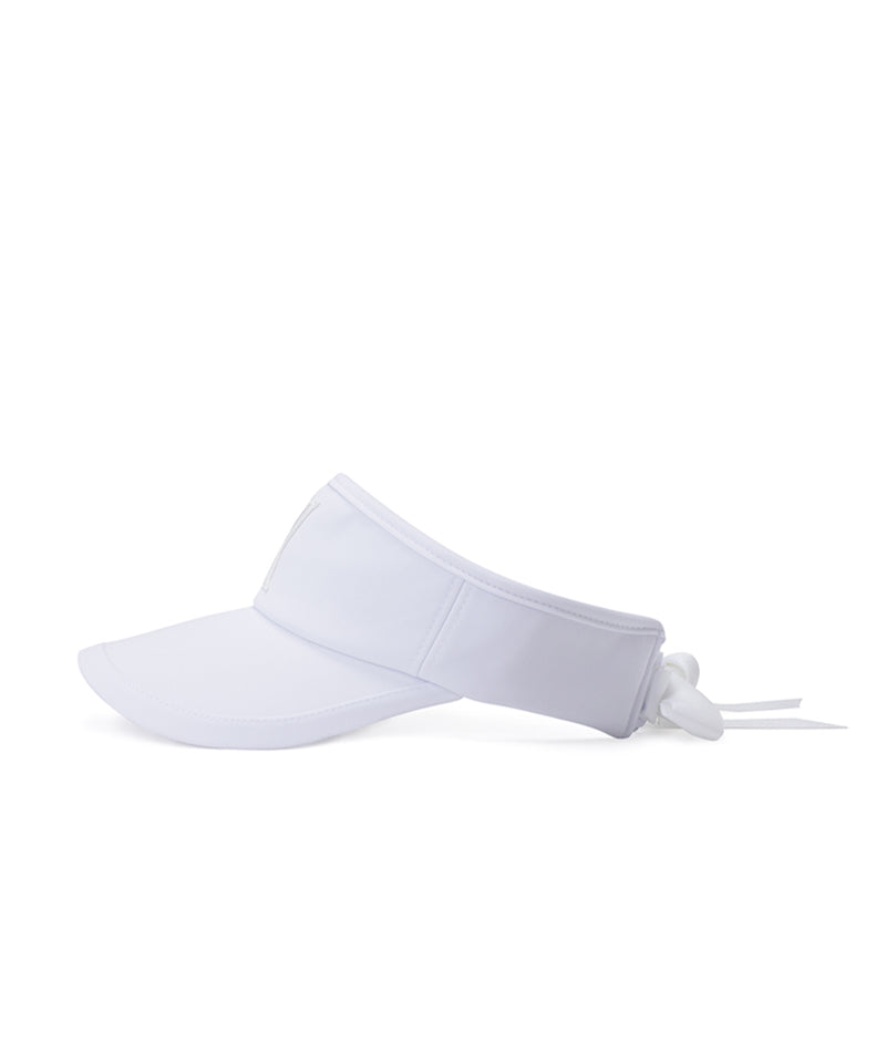 ANEW Golf Women's Essential Ribbon Tie Visor - White