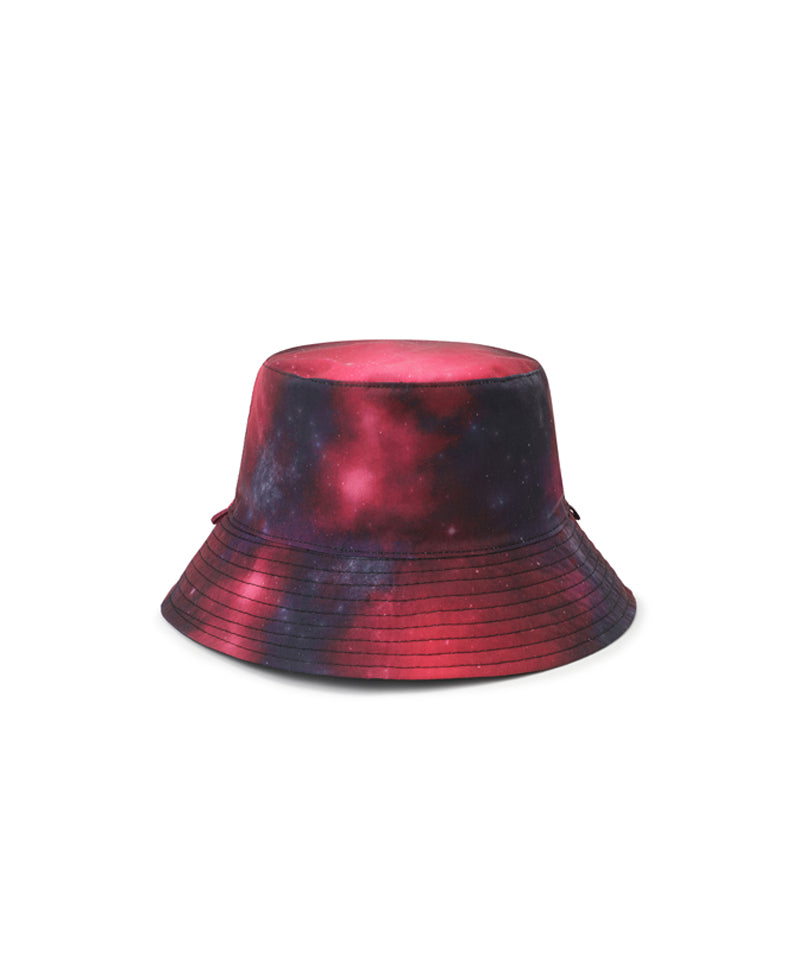 Uni Galaxy Pattern Reversible Bucket Hat -  Black