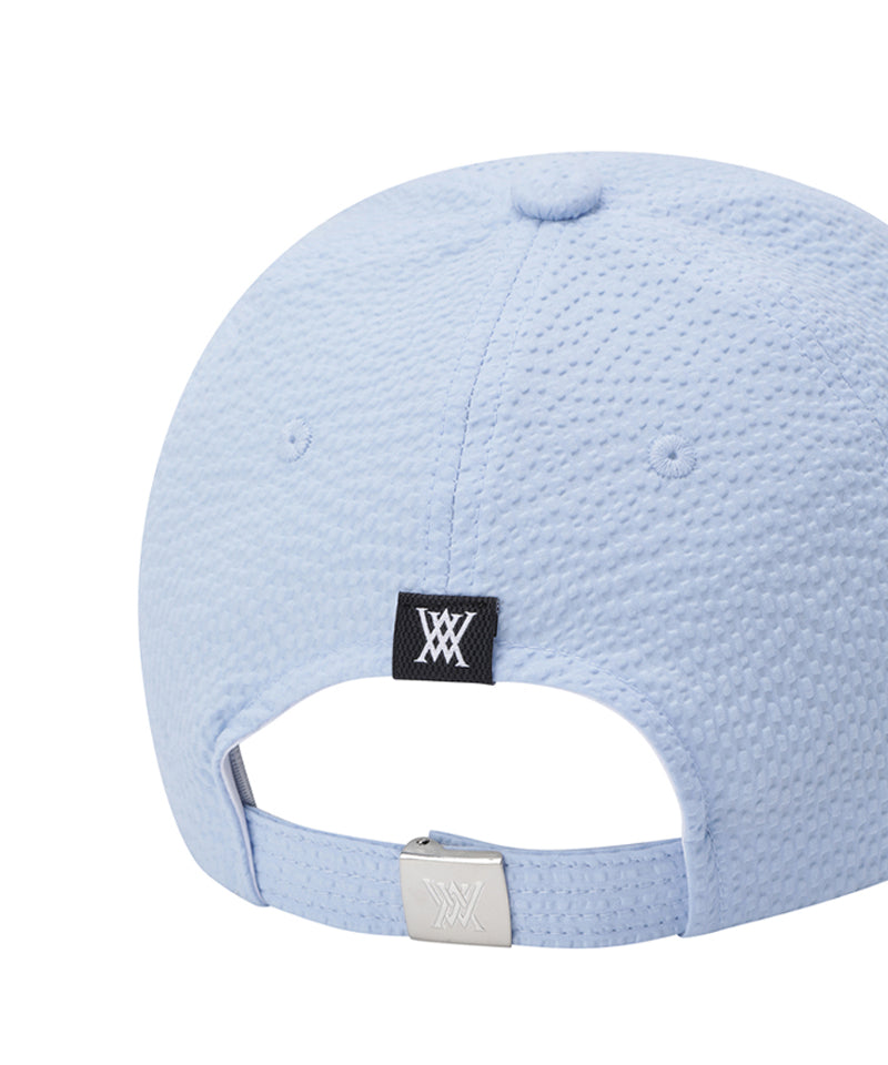 Anew Golf Seersucker Ball Cap - Light Blue