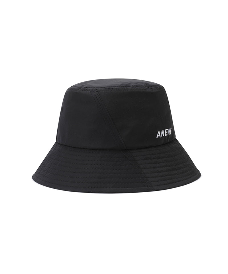 ANEW Golf Uni Incision Bucket Hat - Black