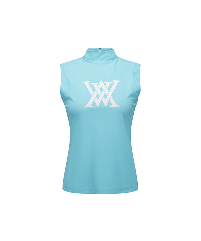 Women's Front Logo Point Sleeveless - Light Green