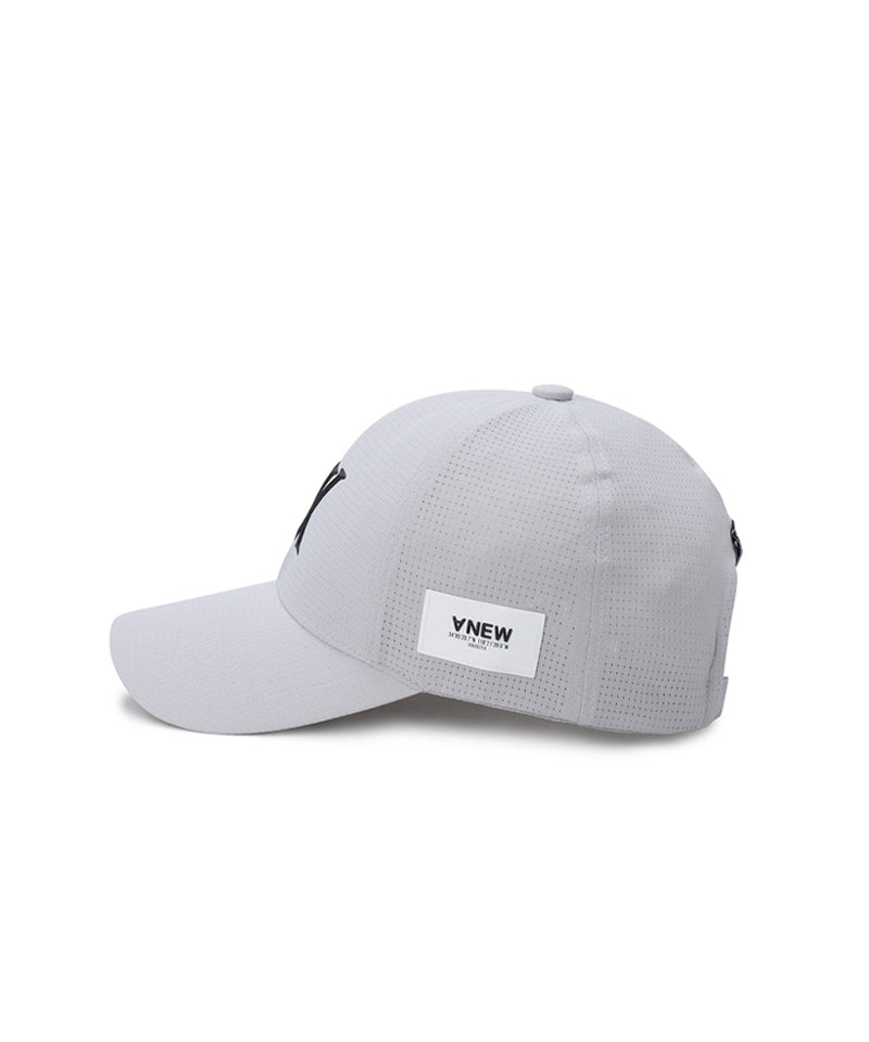 Anew Golf Uni Rip Mesh Cap - Light Gray