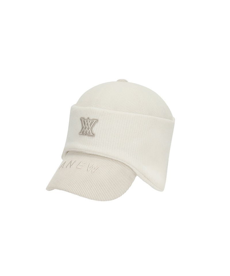 ANEW GOLF Men's Knit Band Ball Cap - Ivory