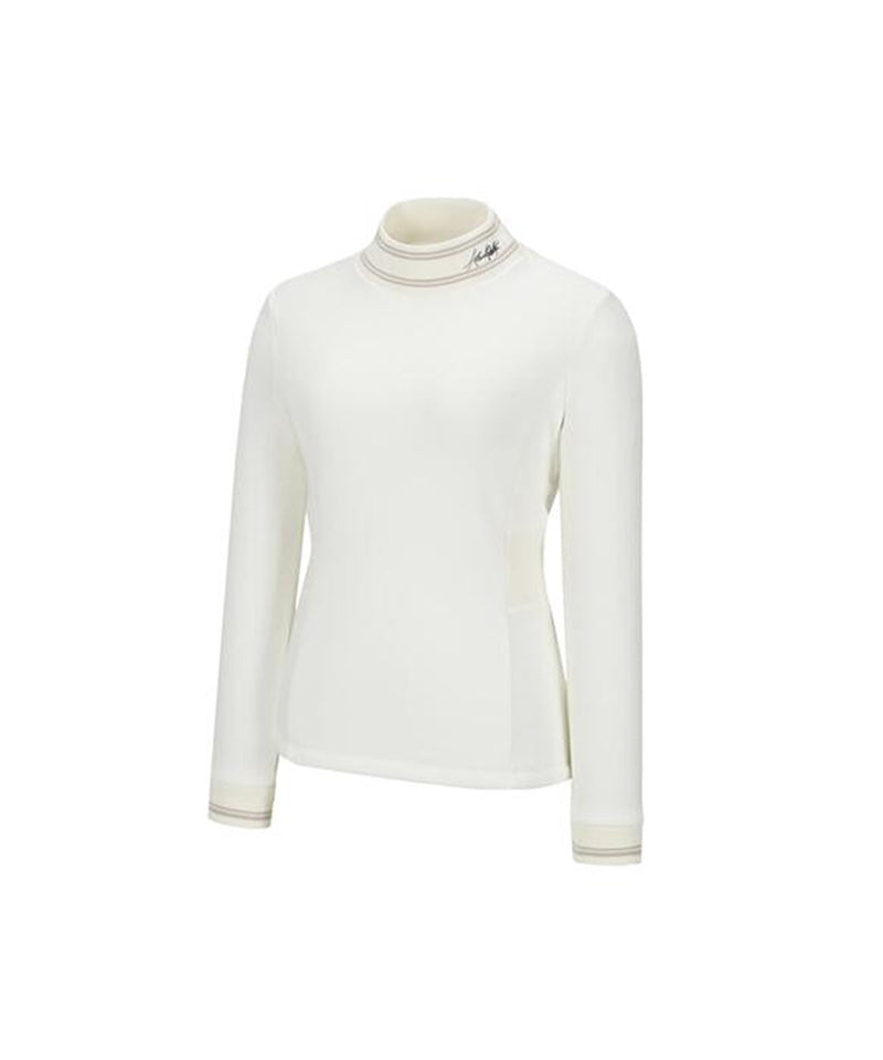 ANEW Golf Women's Winter High Neck Long T-Shirt - White