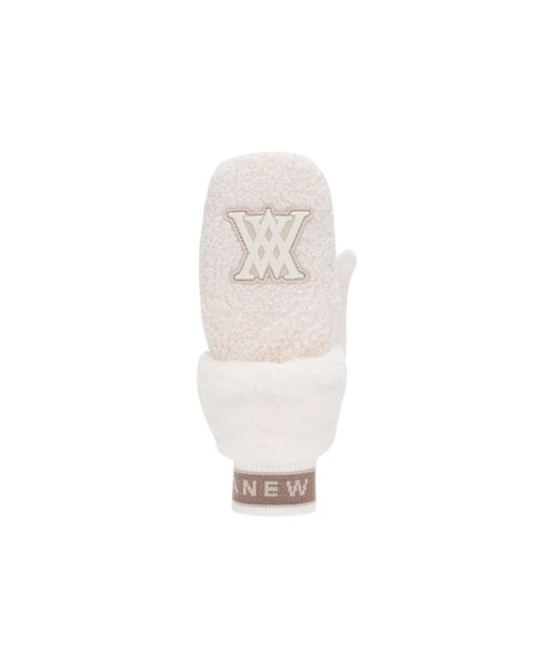 ANEW GOLF Women's Mitten Gloves - Ivory