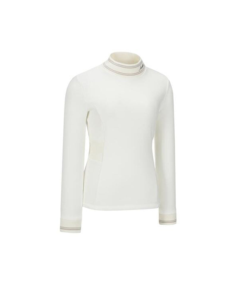 ANEW Golf Women's Winter High Neck Long T-Shirt - White