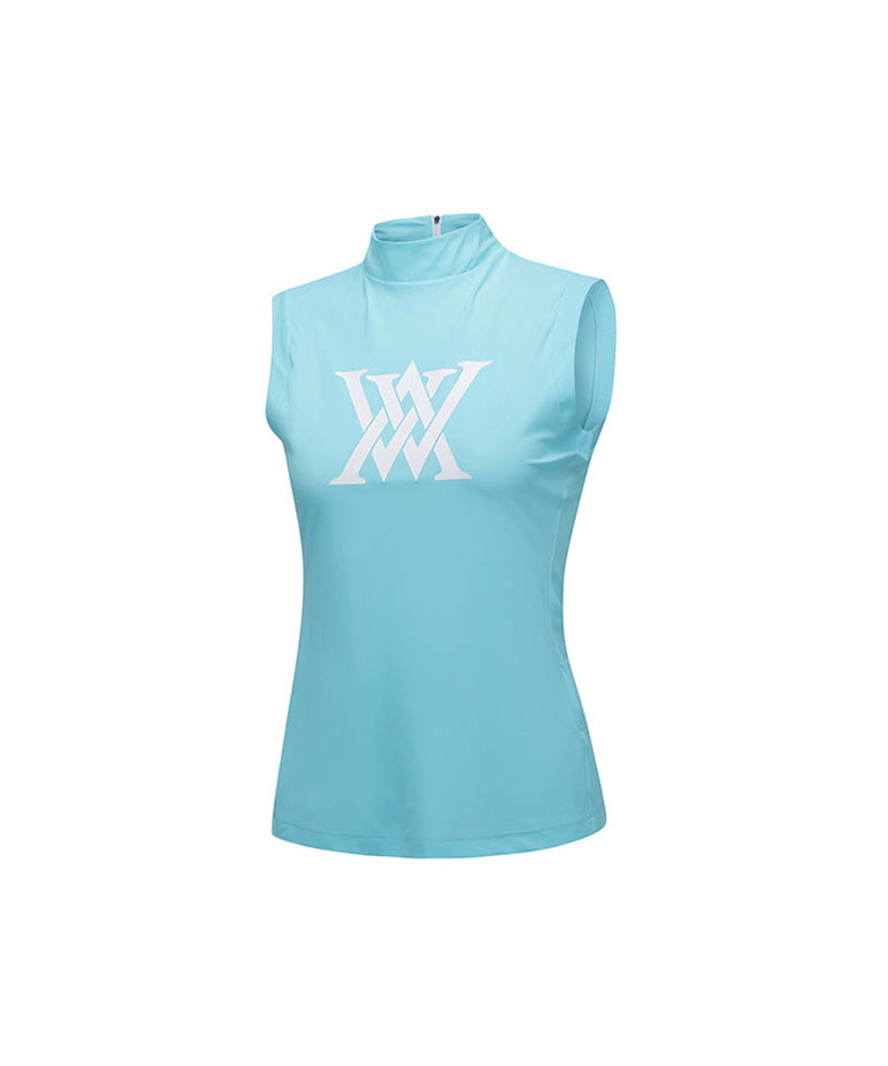 Women's Front Logo Point Sleeveless - Light Green