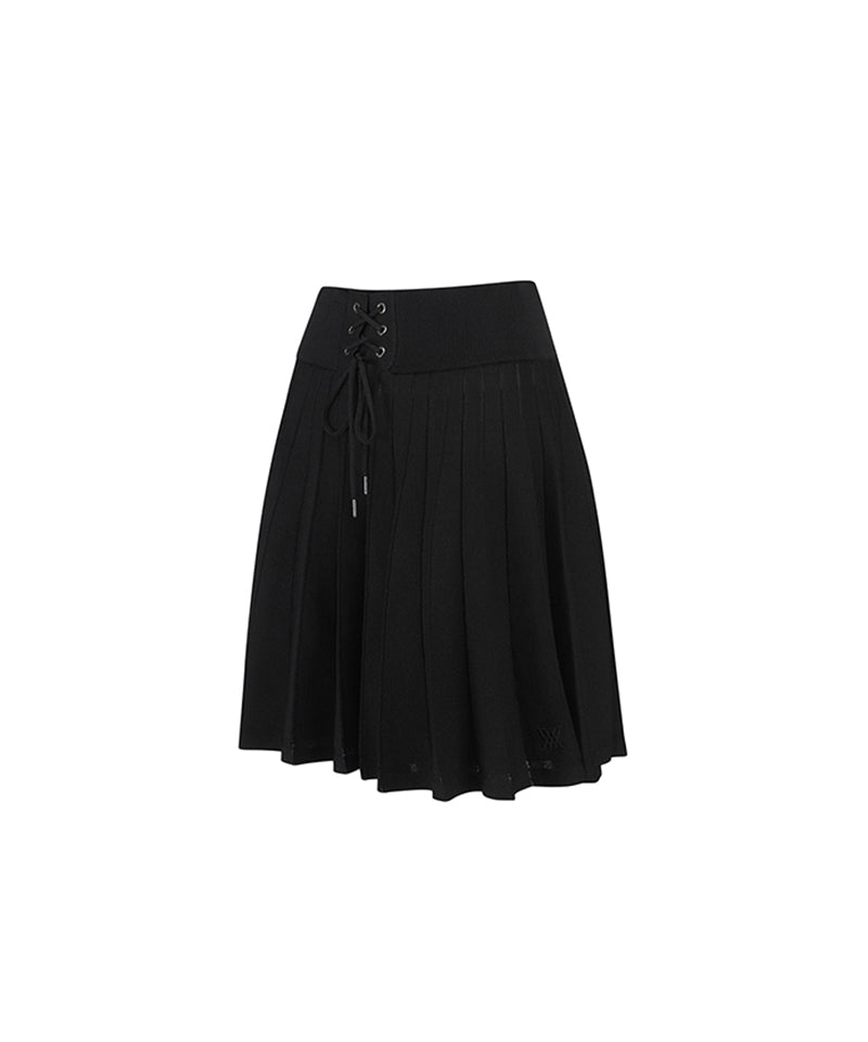 Women Knit Skirt - Black