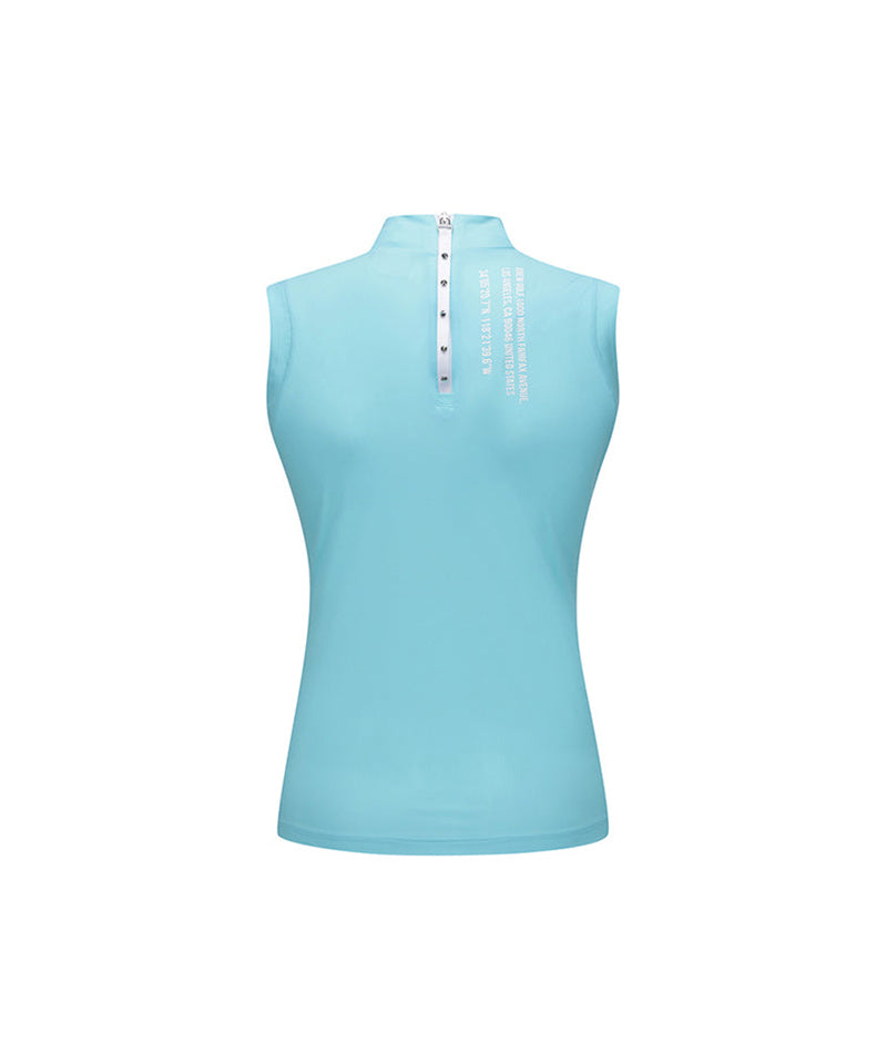 Women's Front Logo Point Sleeveless - Light Green