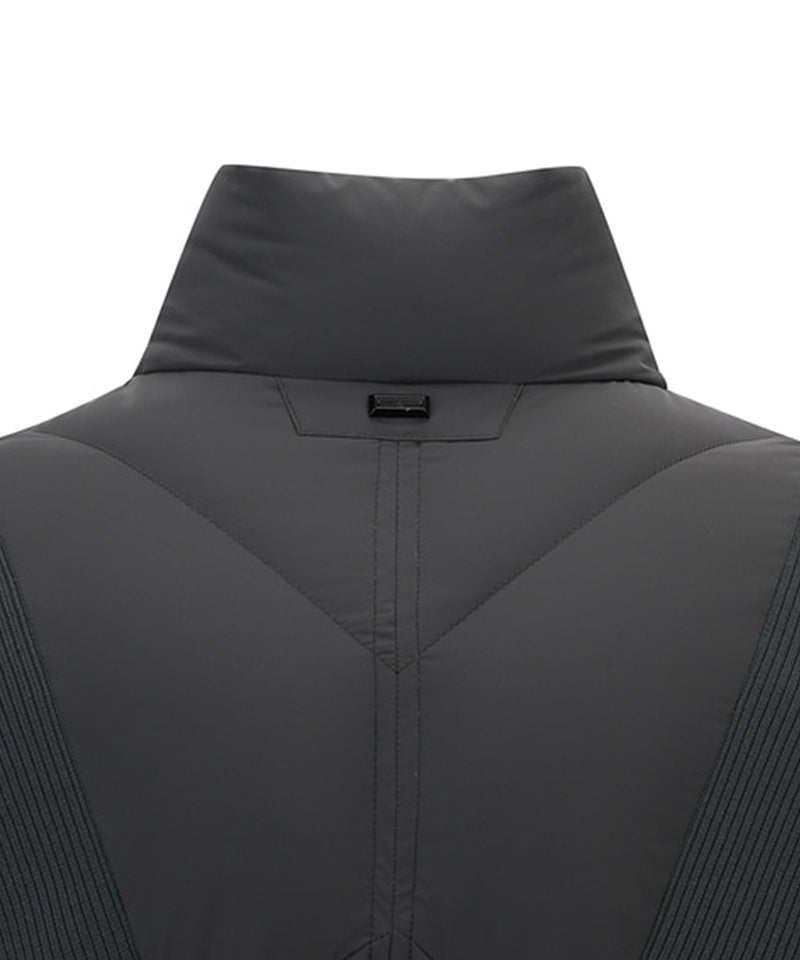 ANEW Golf Men's Diagonal Incision Point Down Jacket - Dark Gray