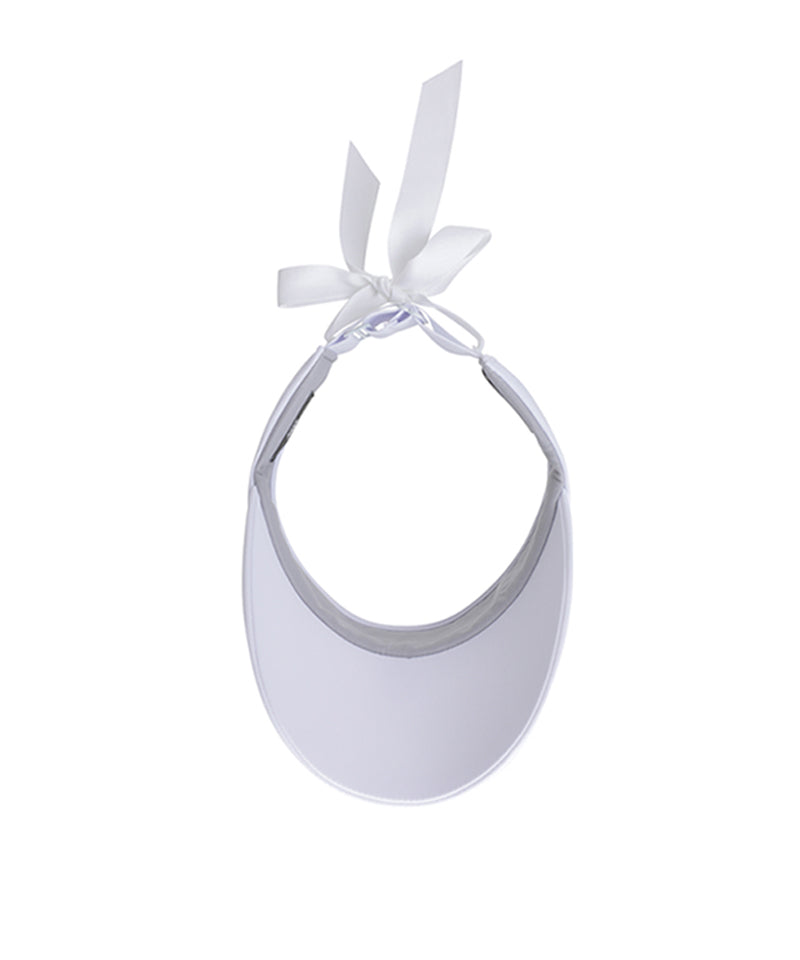 ANEW Golf Women's Essential Ribbon Tie Visor - White