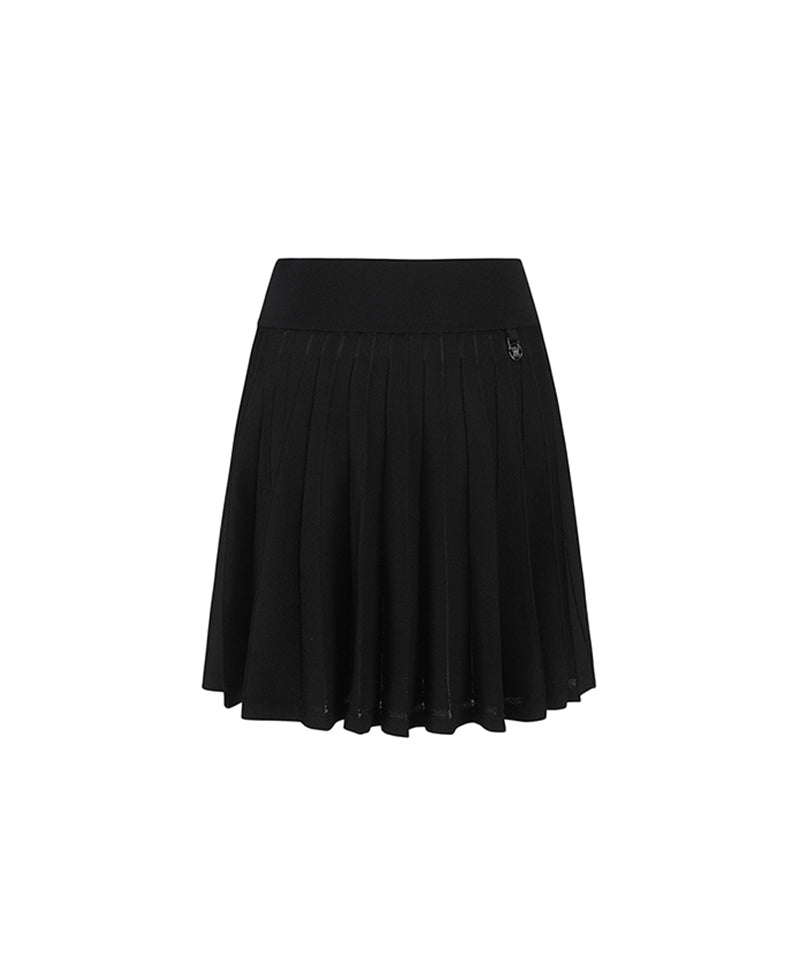 Women Knit Skirt - Black