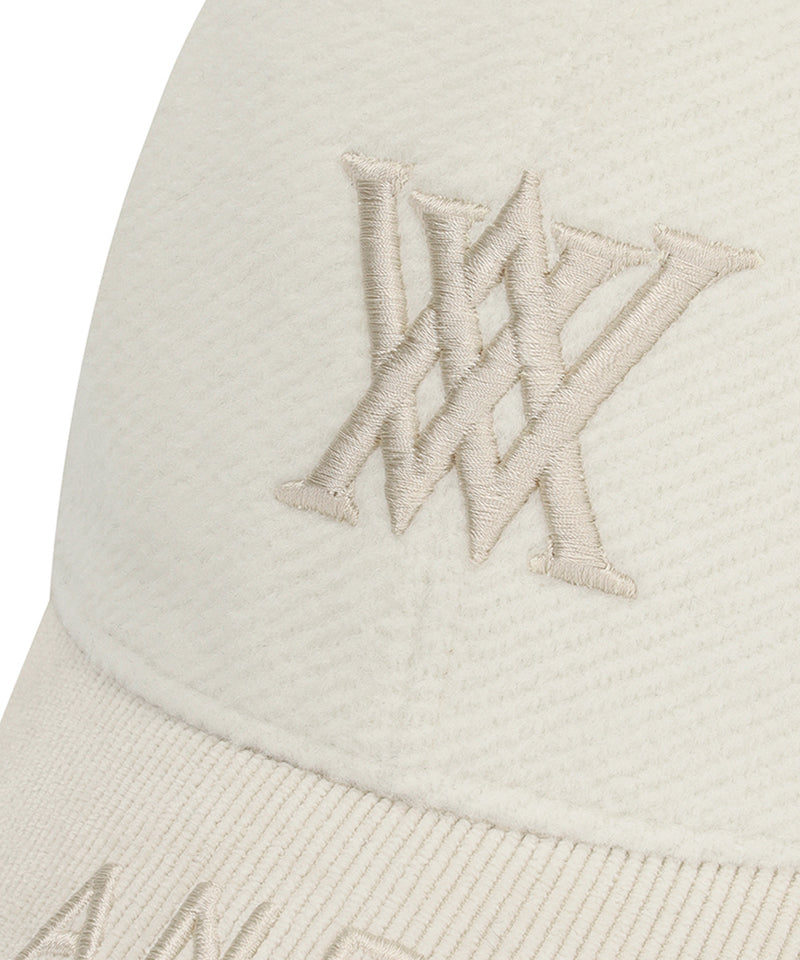 ANEW GOLF Men's Knit Band Ball Cap - Ivory