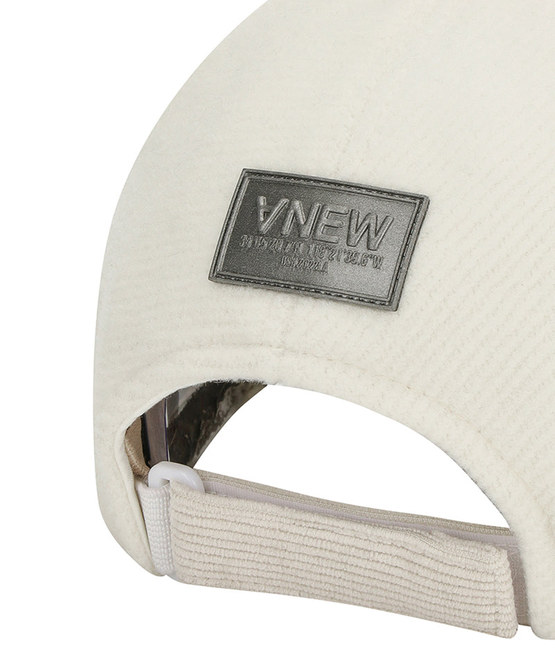 ANEW GOLF Men's Knit Band Ball Cap - Ivory