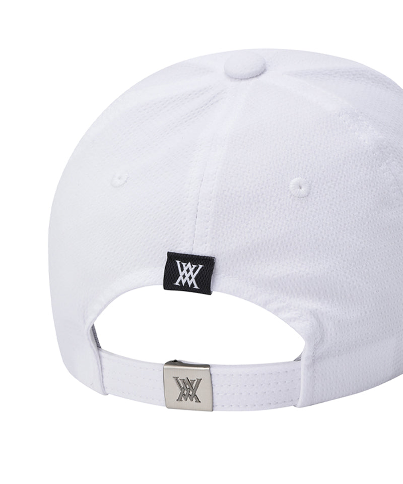 Anew Golf Seersucker Ball Cap - White