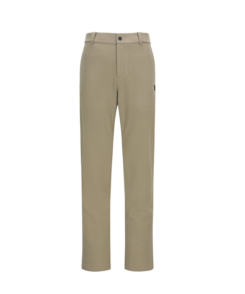 ANEW GOLF Men's Side Incision Fleece Long Pants - Beige