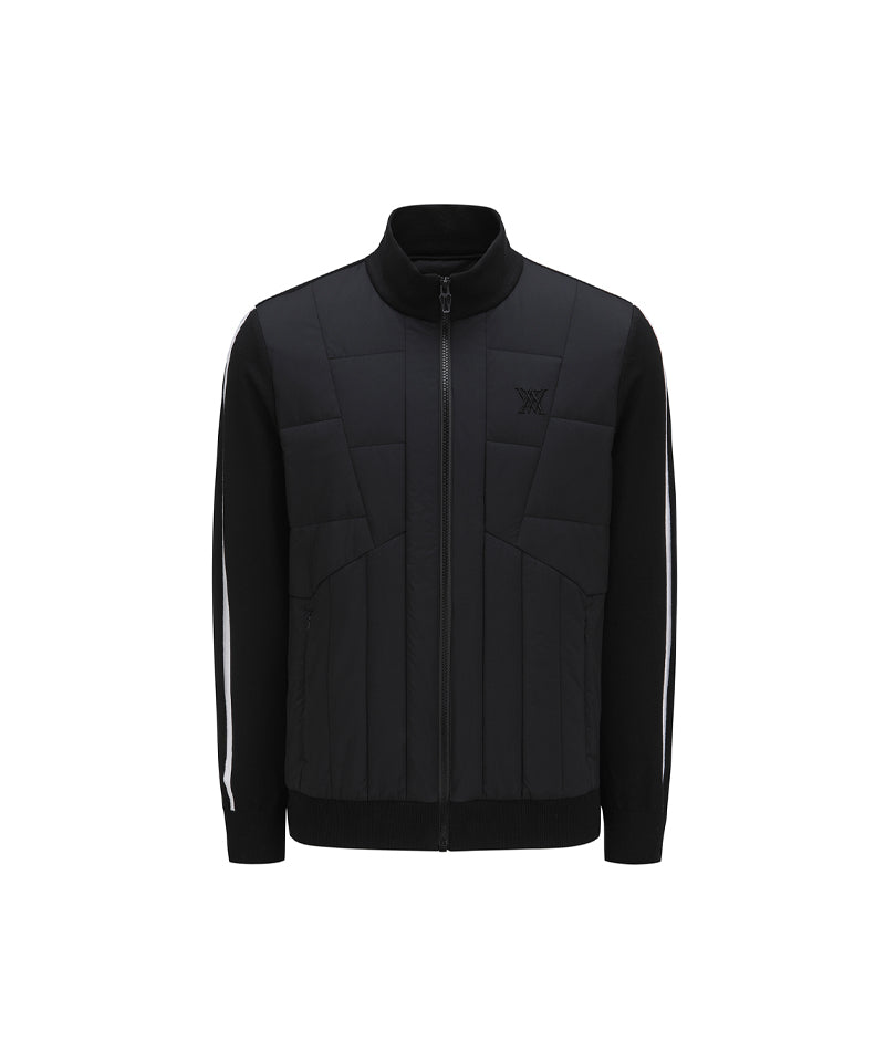 Men's SP Hybrid Padded Knit Cardigan - Black