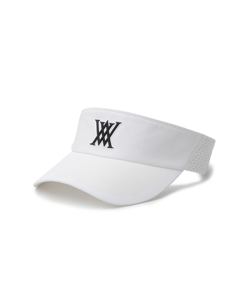 Unisex Essential Logo Visor - White