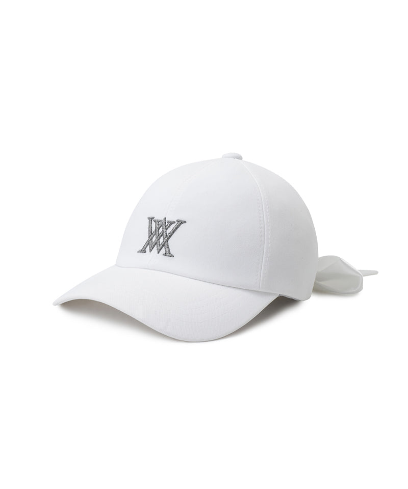 Anew Golf Women's Ribbon Tie Cap - White