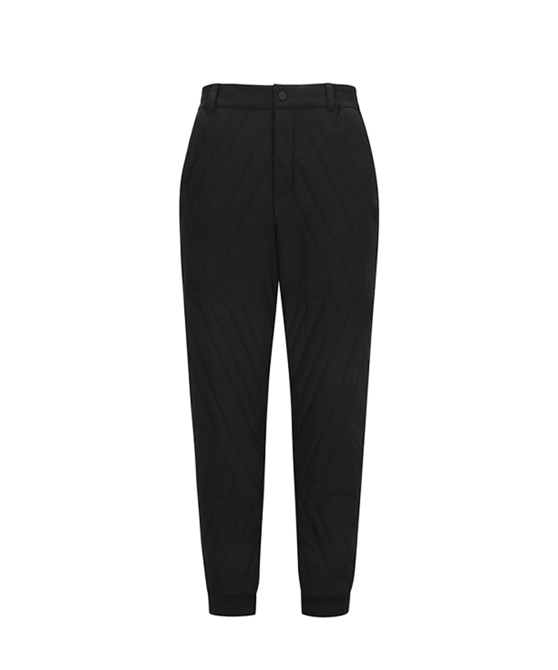 ANEW GOLF Men's Anew Quilting Point Jogger Long Pants - Black