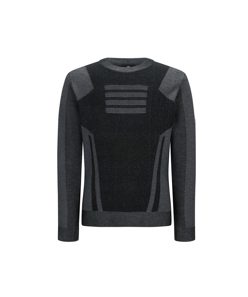 ANEW GOLF Men's Performance Block Structer Pullover - Black