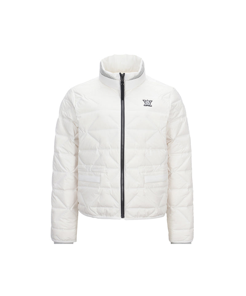 ANEW Golf Women's  Square Tube Down Jacket - Ivory