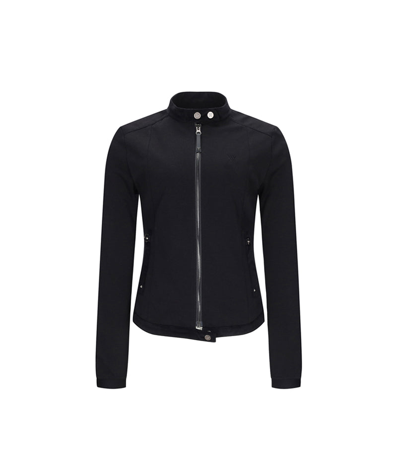 Women's Jersey Rider Set-Up Jacket - Black