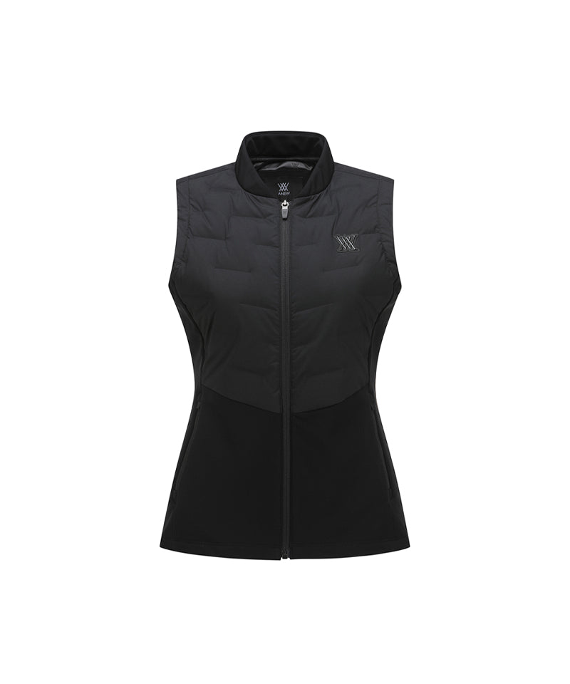 Ultra Light Down Women Vest  - Black