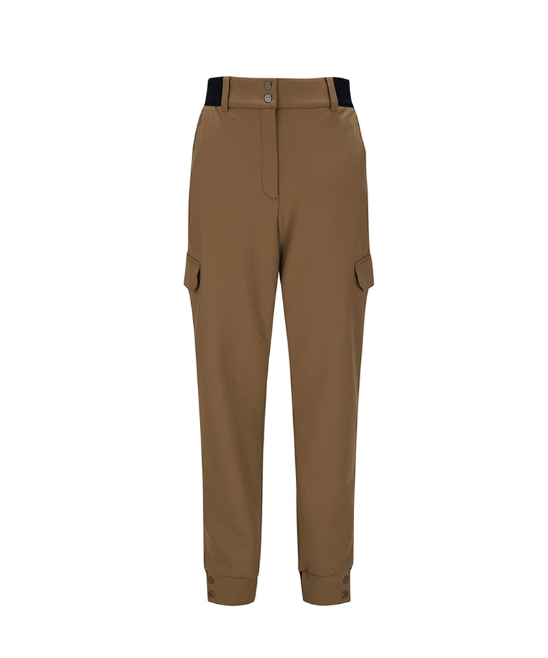 ANEW GOLF Women's Bonding Jogger Long Pants - Dark Beige