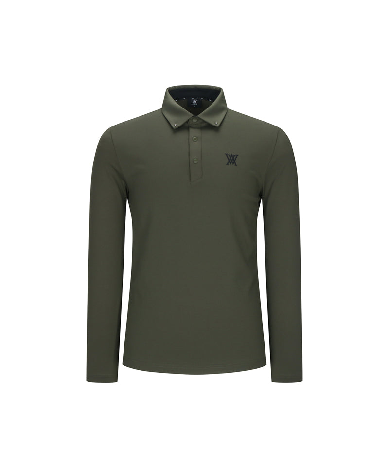 Men's Signature Logo L/TS - Khaki