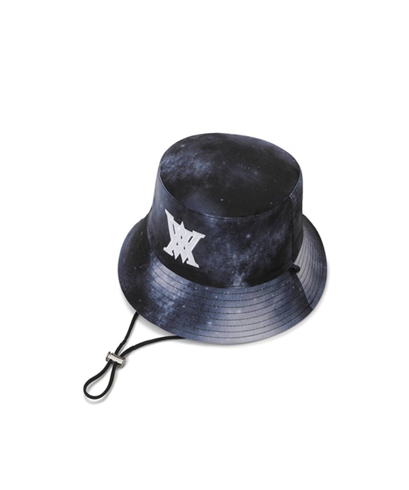 Uni Galaxy Pattern Reversible Bucket Hat - White