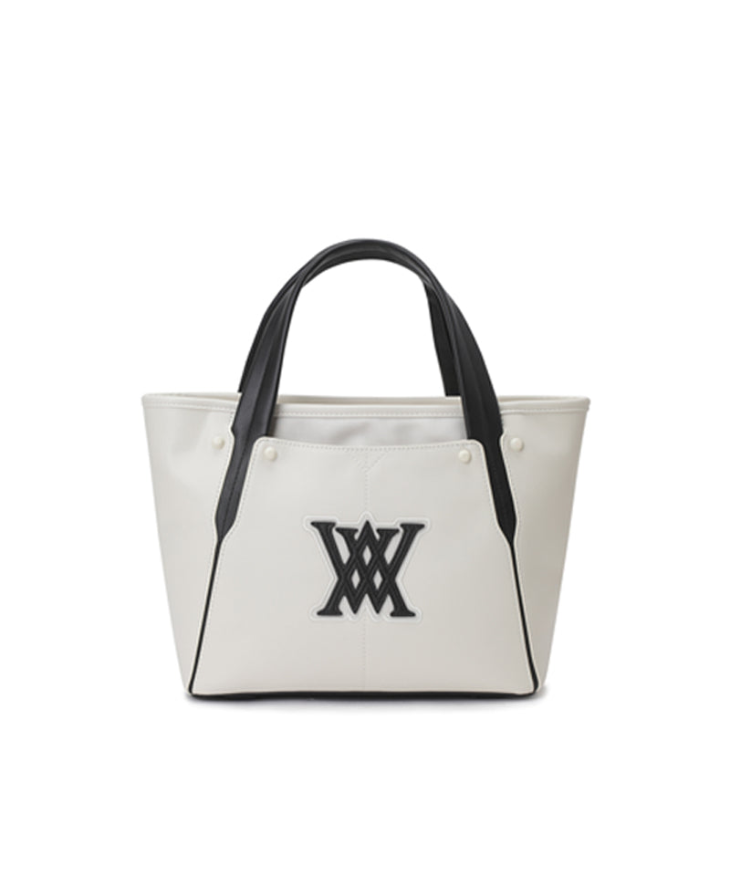 Tri-Line Tote Bag - Ivory