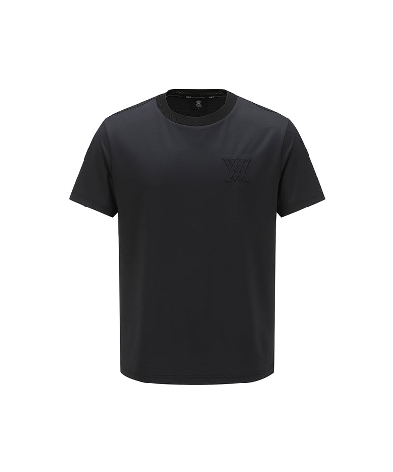 Men's SM Round Short T-Shirt - Black