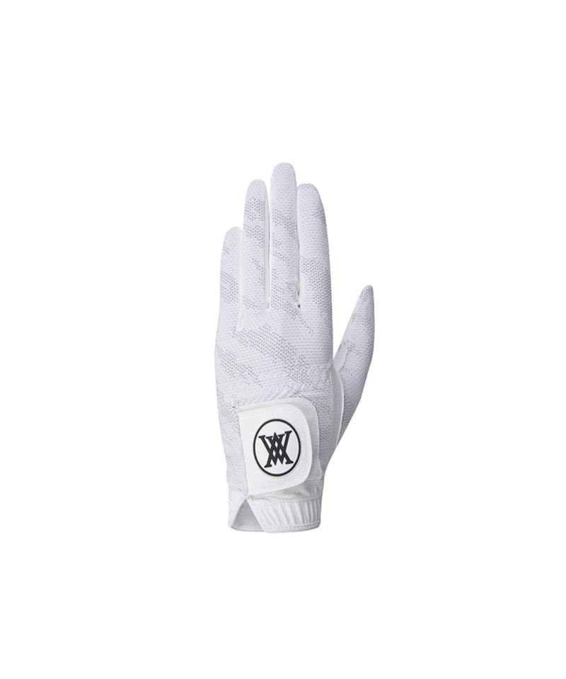 ANEW GOLF Men's Dot Camo Mesh Gloves - White