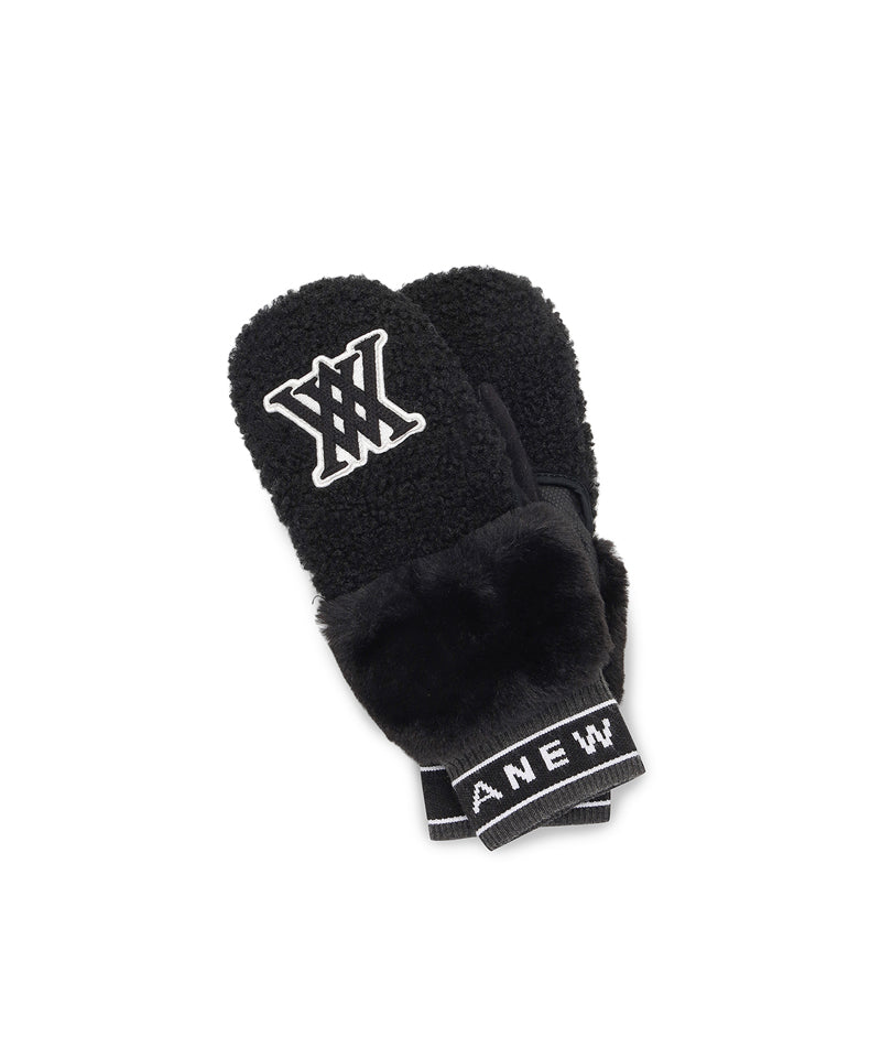 ANEW GOLF Women's Mitten Gloves - Black