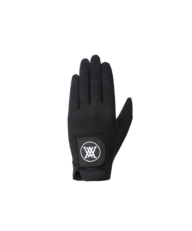 ANEW GOLF Men's Dot Camo Mesh Gloves - Black