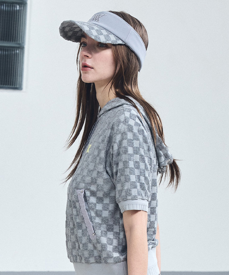 (U) Terry Pattern Visor - Gray