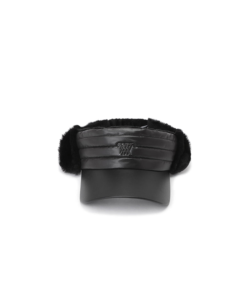Woven Stitch Earring Cap - Black