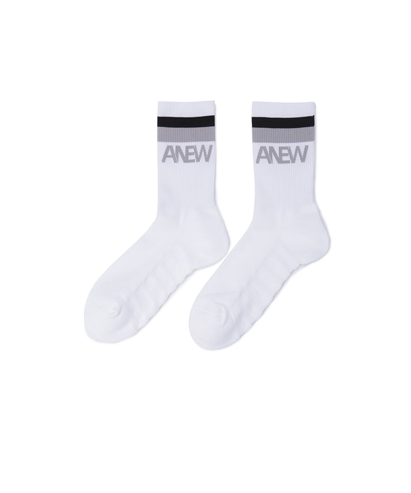 Men's Block Socks - Gray