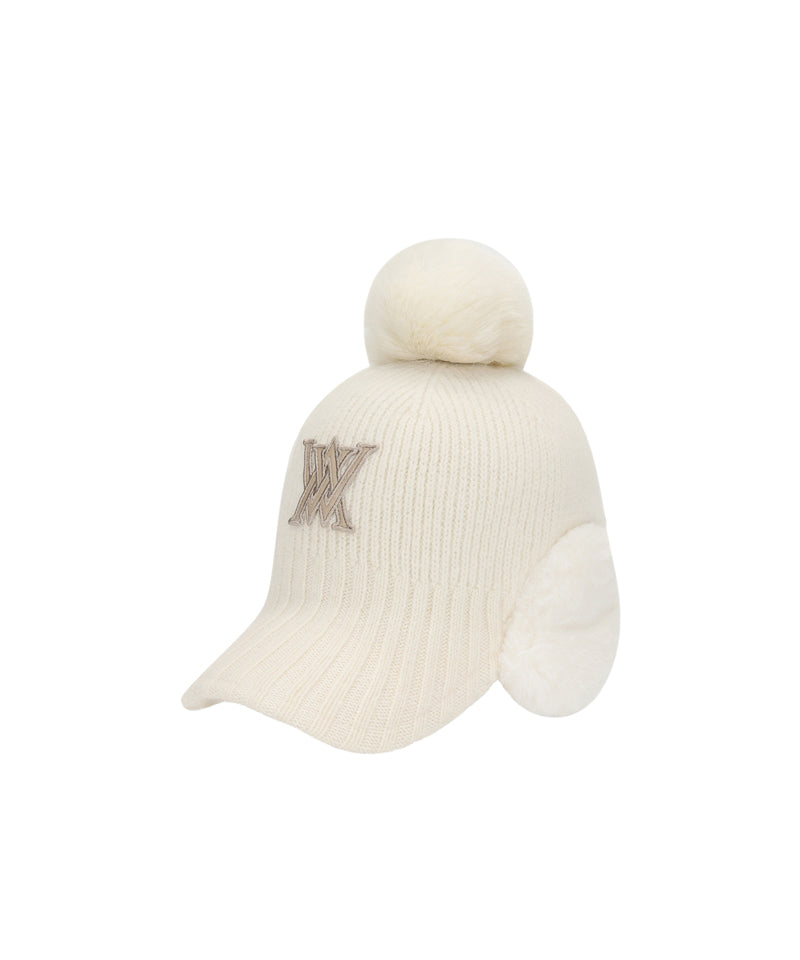 ANEW GOLF Women's New Angora Knit Ballcap - Ivory