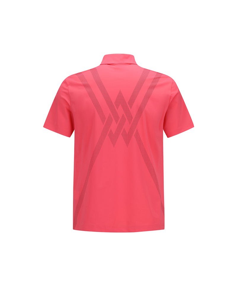 Men's Signature Logo Short T-Shirt - Coral