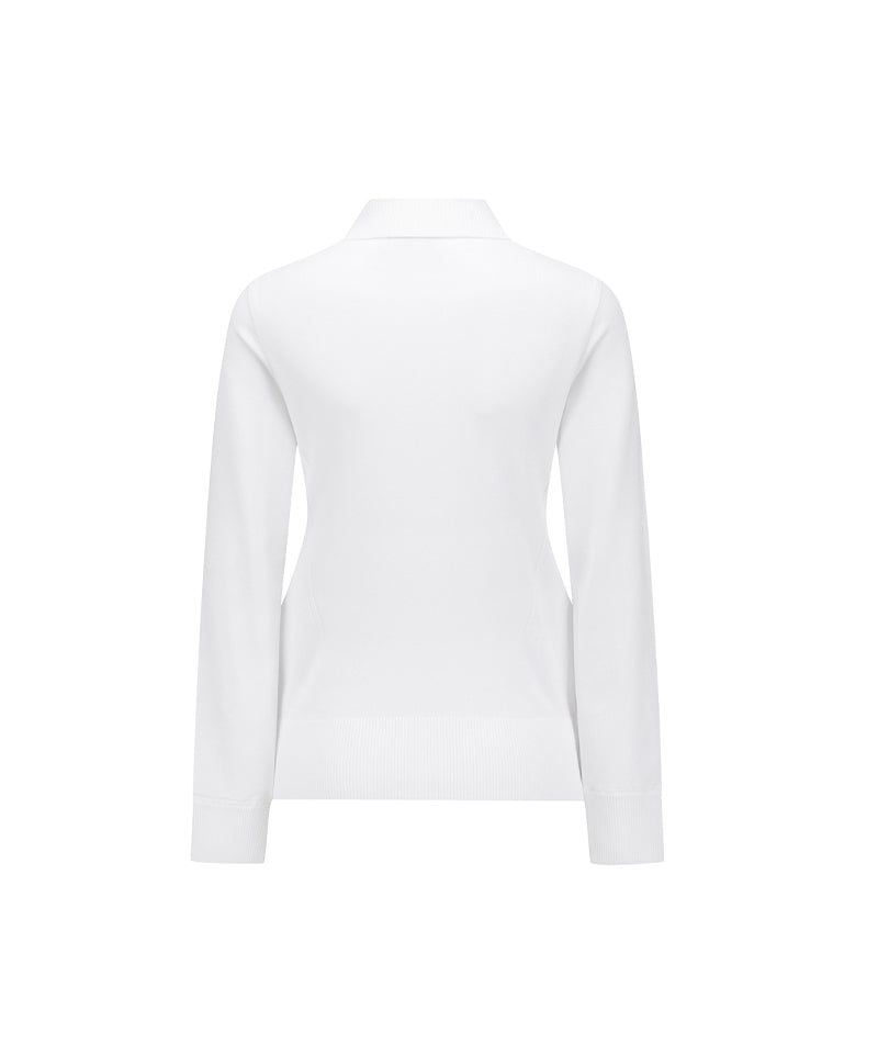 ANEW Golf Women's SP Collar Point Sweater - White